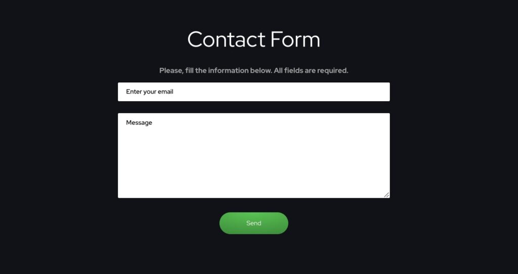 KatsuBet's contact form